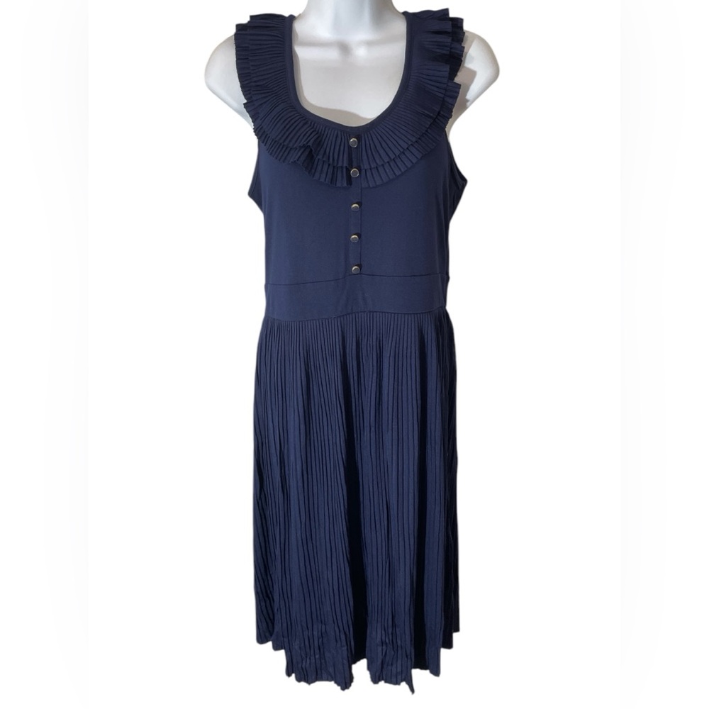 B6- Navy Blue Dress - Design History - MEDIUM